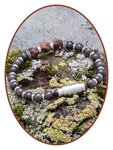 JB Memorials Exclusive 'Natural Stone Bead' Asche Armband - KHA017S