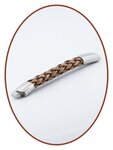 JB Memorials Edelstahl Leder Asche Armband 12mm- ASB024KL