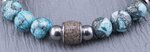 JB Memorials Synt. Turquoise Maifanite Stone-Asche-Armband - KHA032