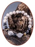 JB Memorials Vingerafdruk - Natural Stone As Armband - KHA030