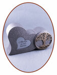 Mini Asche Urne 'Tree of life' in Verschiedene Farben - HMP631T