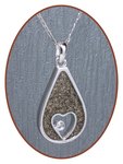 Close2Me&copy; 'Teardrop From My Heart' Sterling Zilveren Ashanger - CM004