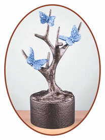 Mini As Urn  'Butterflies in Tree'  in Diverse Kleuren - HMP667B