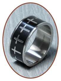 316L Edelstalen Graveer Ring - XR09
