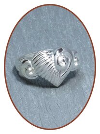 JB Memorials Sterling Zilveren Dames As Ring - RB079