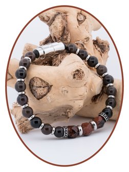 JB Memorials Exclusive &#039;Natural Stone Bead&#039; As Armband - KHA017S