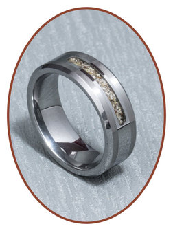 JB Memorials Tungsten Carbide Heren As Ring