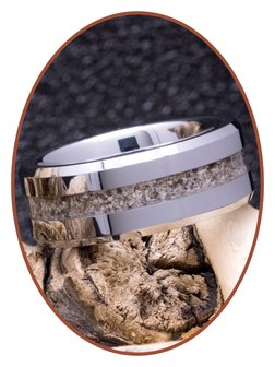 Tungsten Carbide Design Herren  Asche Ring - RB048H