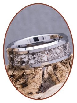 JB Memorials Tungsten Carbide &quot;Natural&quot; As Ring - RB140SC