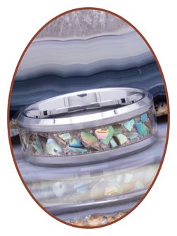 Abalone - Asche Ring - RB140AS-4M2B