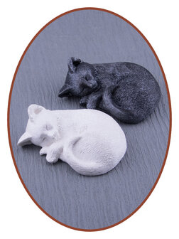 Mini Asche Urne &#039;Pfote&#039; &#039;Schlafende Katze&#039; mit in vielen Farben - HM487C