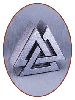 Mini-Urne aus Asche, Valknut-Design, in verschiedenen Farben &ndash; HM496