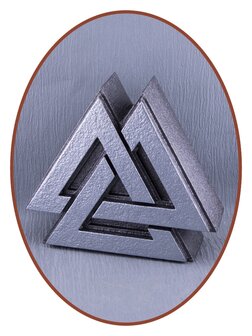 Mini-Urne aus Asche, Valknut-Design, in verschiedenen Farben &ndash; HM496