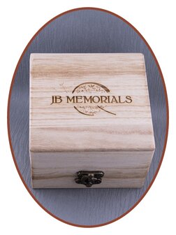 JB Memorials Nature-Line&copy; Houten Heren As Chronograaf Horloge - HORL001