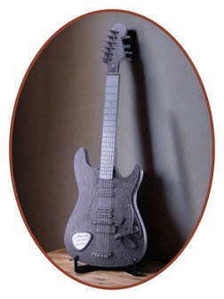 Design Midi Asche Urne &#039;E-Gitarre&#039; (40cm) in Verschiedene Farben - HM440