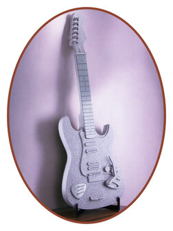 Design Midi Asche Urne &#039;E-Gitarre&#039; (40cm) in Verschiedene Farben - HM440