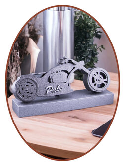 Mini Design As Urn &#039;Biker&#039; met naam - HMP610