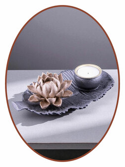 Mini As Urn &#039;Lotus&#039; in vele kleuren met theelicht  - HMP681