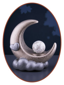Mini Asche Urne &#039;Mond&#039; in Verschiedene Farben - HMP685