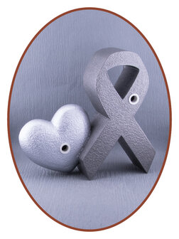 Design Mini (Duo) Asche Urne 'Schleife' - HM396A