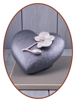 Mini As Urn  'Hart en Orchidee'  in Diverse Kleuren - HMP688