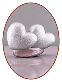 Midi  Duo Asche Urne 'Herz' in Verschiedene Farben - HMP693