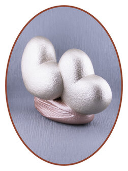 Midi  Duo Asche Urne 'Herz' in Verschiedene Farben - HMP693