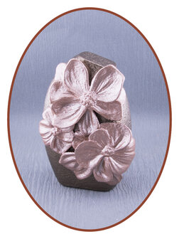 Mini Asche Urne 'Flowers' in Verschiedene Farben - HMP695