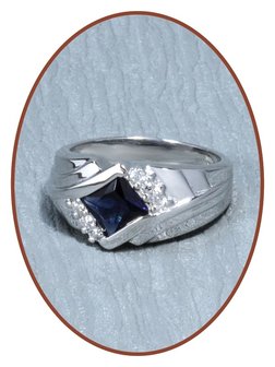 925 Sterling Silber Zirkonia Design Damen Asche Ring - RB056