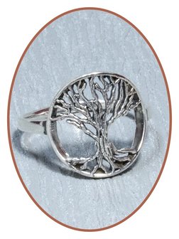 925 Sterling Silber Design Damen &#039;Tree of Life&#039; Asche Ring - RB106