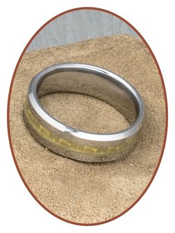 Tungsten Carbide Graveer Ring - KR3108