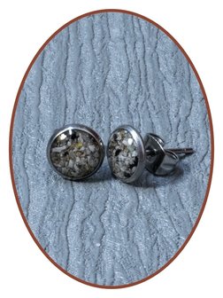 316L Edelstalen JB Memorials Unisex As Oorstekers - EBB058