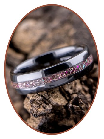 Ceramic Zirconium Design Uni Asche Ring (Purple) - TC01P