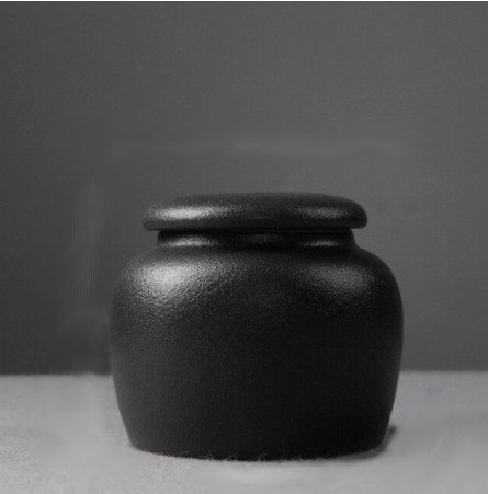Midi Urne 'Ceramic Black' - AU005C