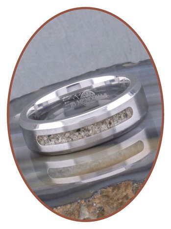 JB Memorials Cobalt Chrome Heren As Ring - RB045CCM