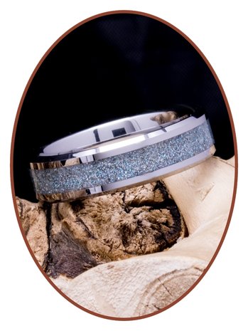JB Memorials Tungsten Carbide 'Holographic'  As Ring - RB057