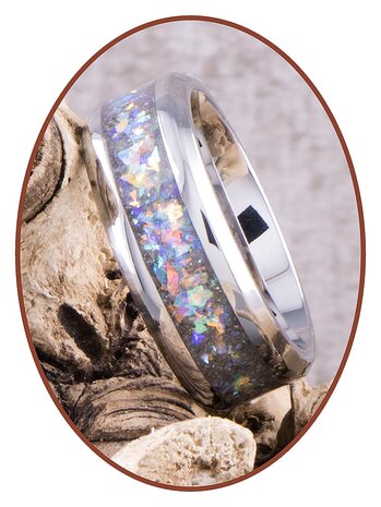 Multi Color Diamond Sparkle - Asche Ring - TI004-4M2B