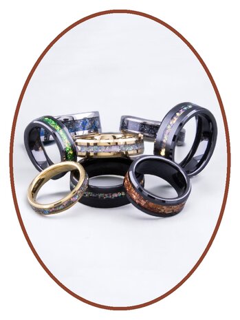 Kundenspezifischer Asche Ring