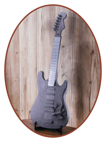 Design Midi Asche Urne 'E-Gitarre' (40cm) in Verschiedene Farben - HM440