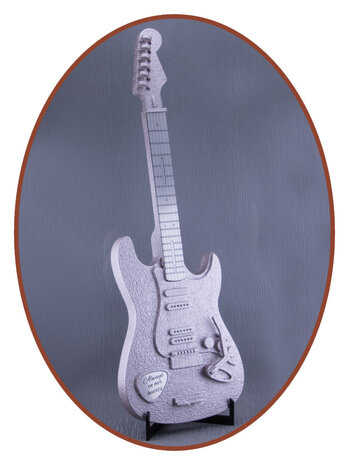 Design Midi Asche Urne 'E-Gitarre' (40cm) in Verschiedene Farben - HM440
