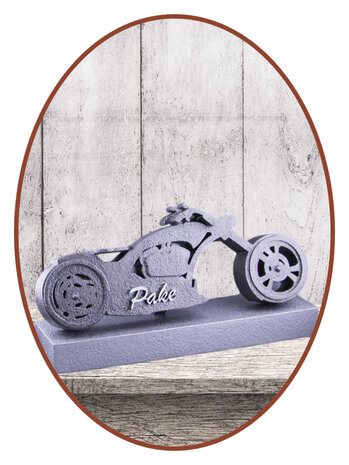 Design Mini Asche Urne 'Biker' mit Namen - HMP610