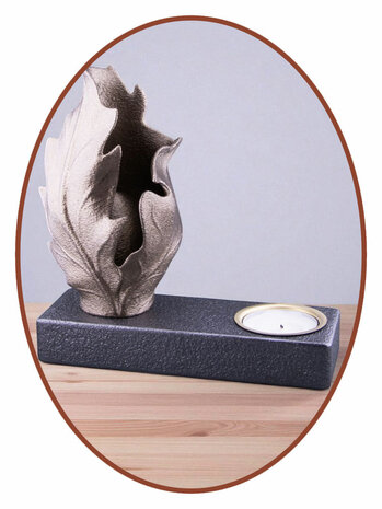 Mini As Urn  'Leafs with Tealight'  in Diverse Kleuren - HMP680