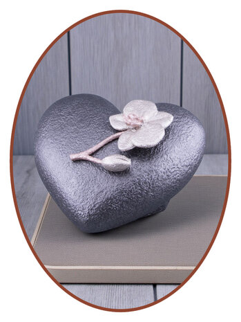 Mini As Urn  'Hart en Orchidee'  in Diverse Kleuren - HMP688