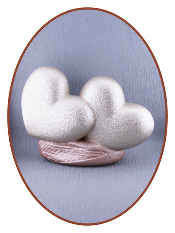 Midi  Duo Asche Urne 'Herz' in Verschiedene Farben - HMP693