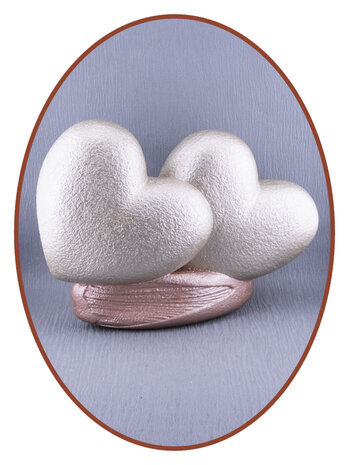 Midi  Duo Asche Urne 'Herz' in Verschiedene Farben - HMP693