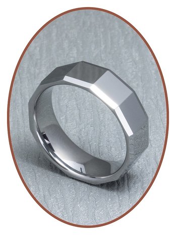 Tungsten Carbide Text Gedenk Ring - XR03