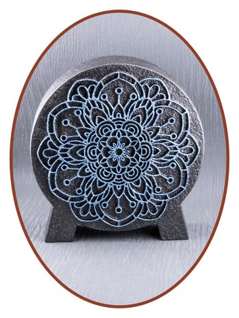Mini Asche Urne 'Mandala' in Verschiedene Farben - HM427