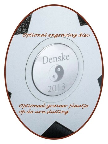 Design Midi Asche Urne 'E-Gitarre' (40cm) in Verschiedene Farben - HM440