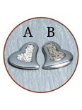 Edelstahl Damen Asche Armband - AB179