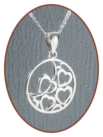 Exclusive 925 Sterling Silber 'Herzen' Special Asche Anhänger - ZSP105